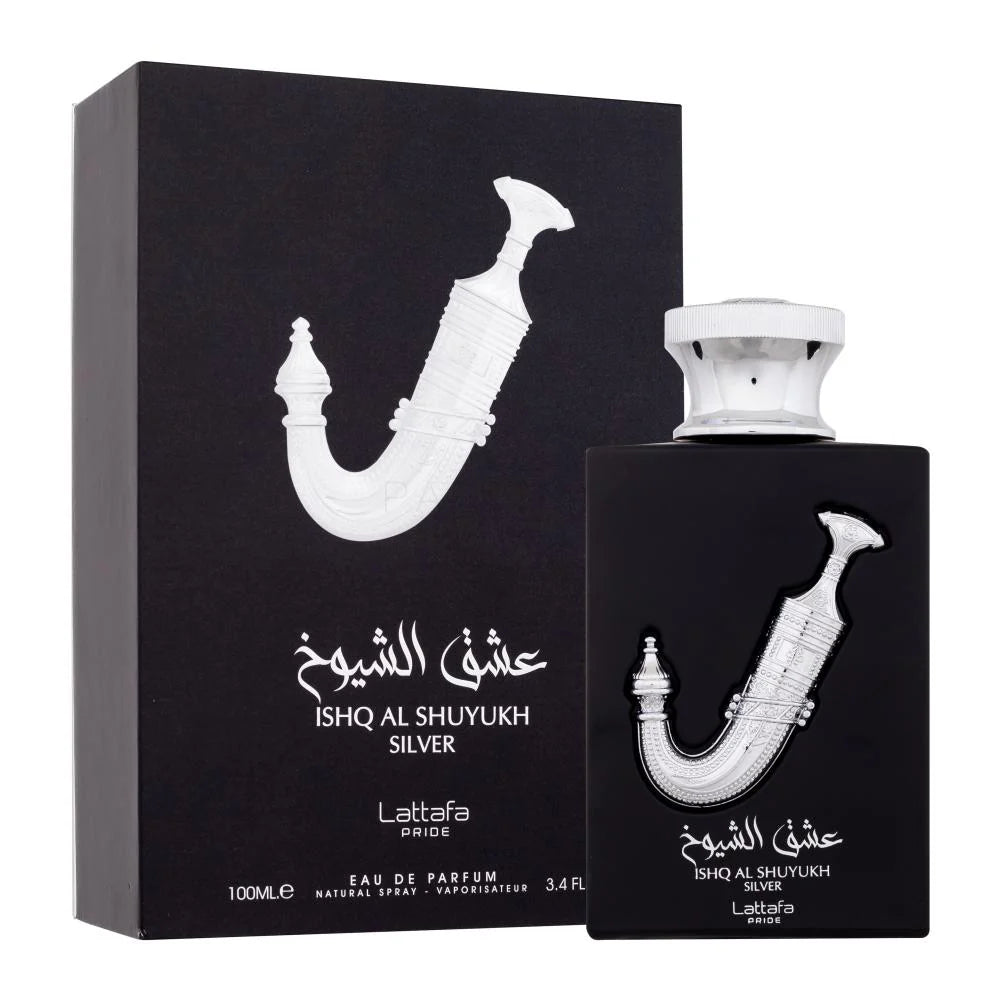 Lattafa Ishq Al Shuyukh Silver Eau De Parfum Spray 100ml