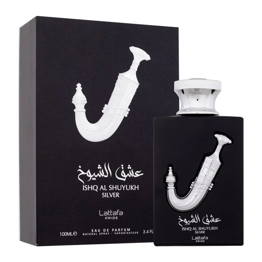 Lattafa Ishq Al Shuyukh Silver Eau De Parfum Spray 100ml
