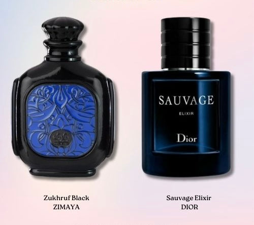 Zimaya Zukhruf Black - Eau de Parfum per Uomo 100 ml